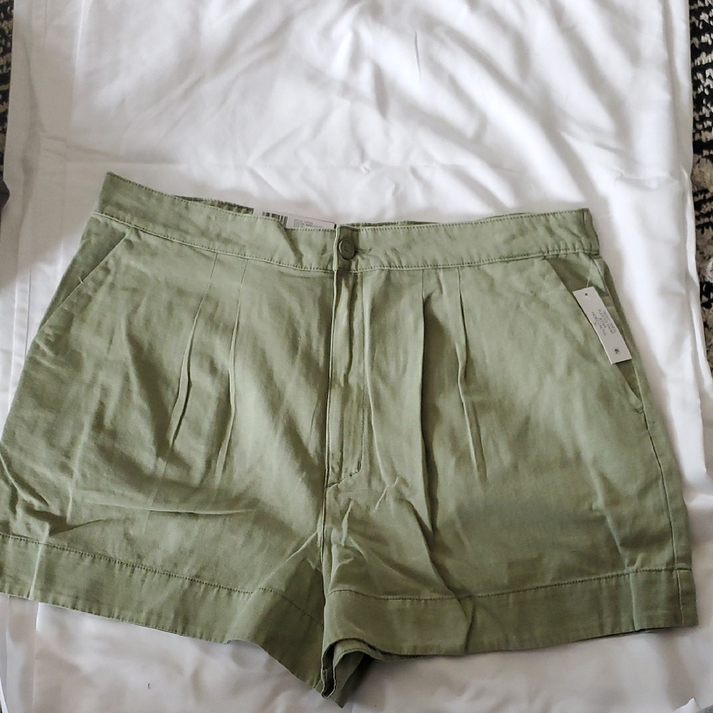Olive Green Women's Shorts
